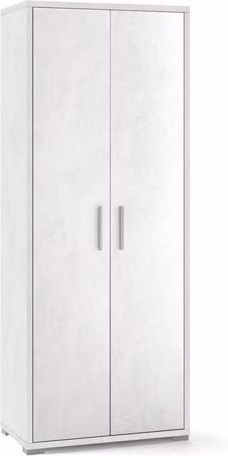 ARMADIO 2 ANTE H182 L71 P41 cm STRUTTURA E FRONTALE BIANCO OSSIDO SARMOG Db354k