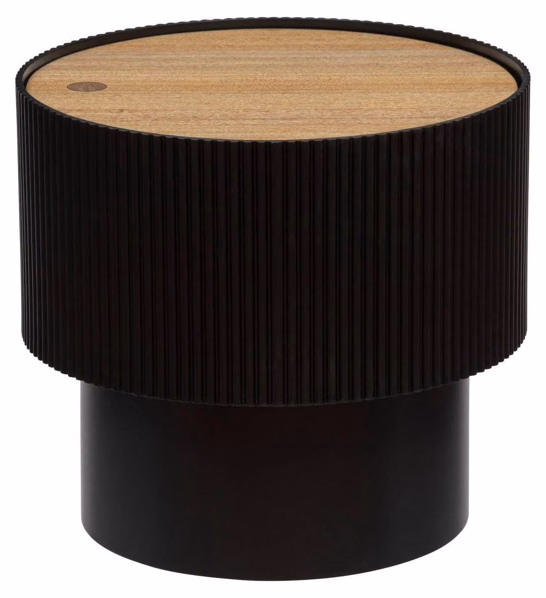 Omgoods - Tavolino da salotto nero moderno Enola, in MDF