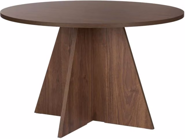 Tavolo da pranzo in legno "Virella" - 120 x 120 x 75 cm - Noce
