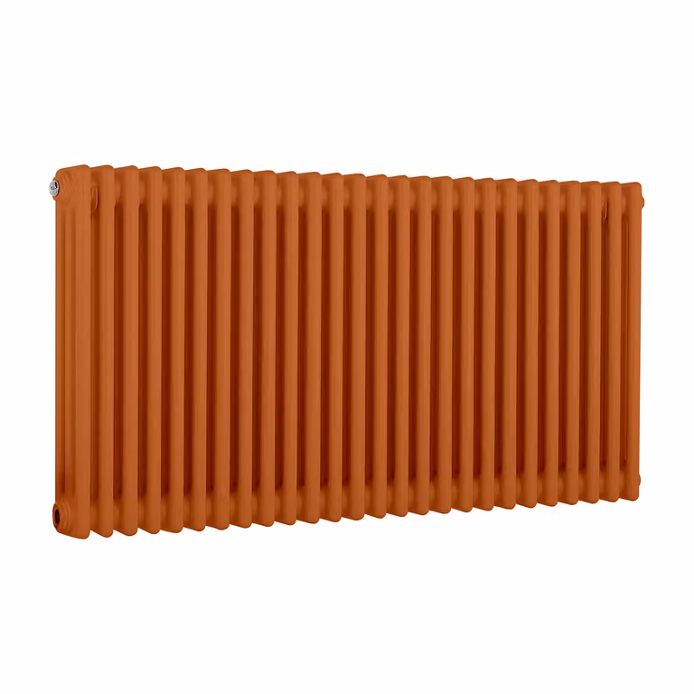 Radiatore Orizzontale a Colonne (3 Colonne) 600mm x 1190mm - Arancione (Sunset Arancione) - Regent