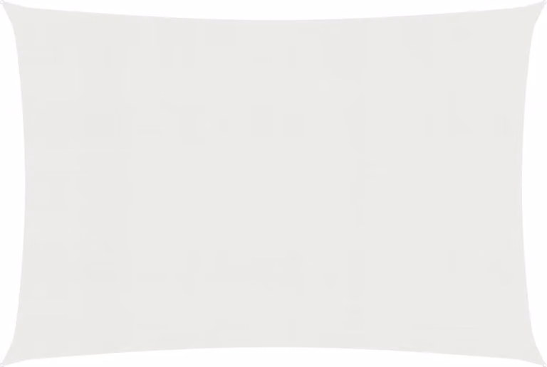 The Living Store Tenda da sole 160 g/m² Bianca 4x7 m HDPE