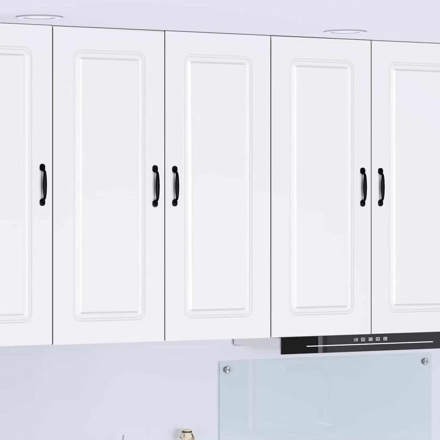 vidaXL Pannello per lavastoviglie Kalmar Bianco, L: 80 cm, P: 31 cm, H: 100 cm