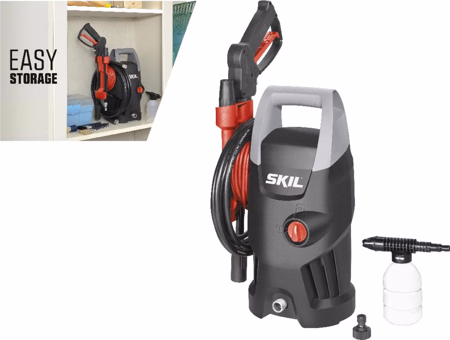 Idropulitrice SKIL 1400 W 105 bar con pulitore per patio 0761 AA