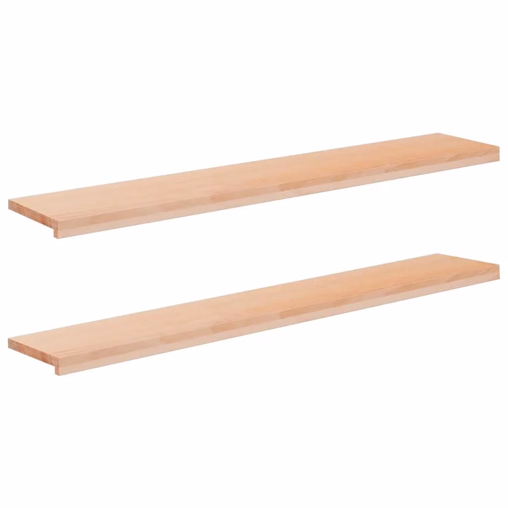 Set di 2 soglie per finestre vidaXL in legno color beige L: 160 cm, P: 25 cm, H: 2 cm – 2