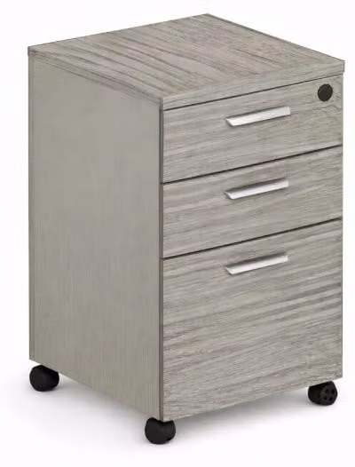 Comodino grigio per l'archiviazione in ufficio - Mobili da ufficio dal design moderno