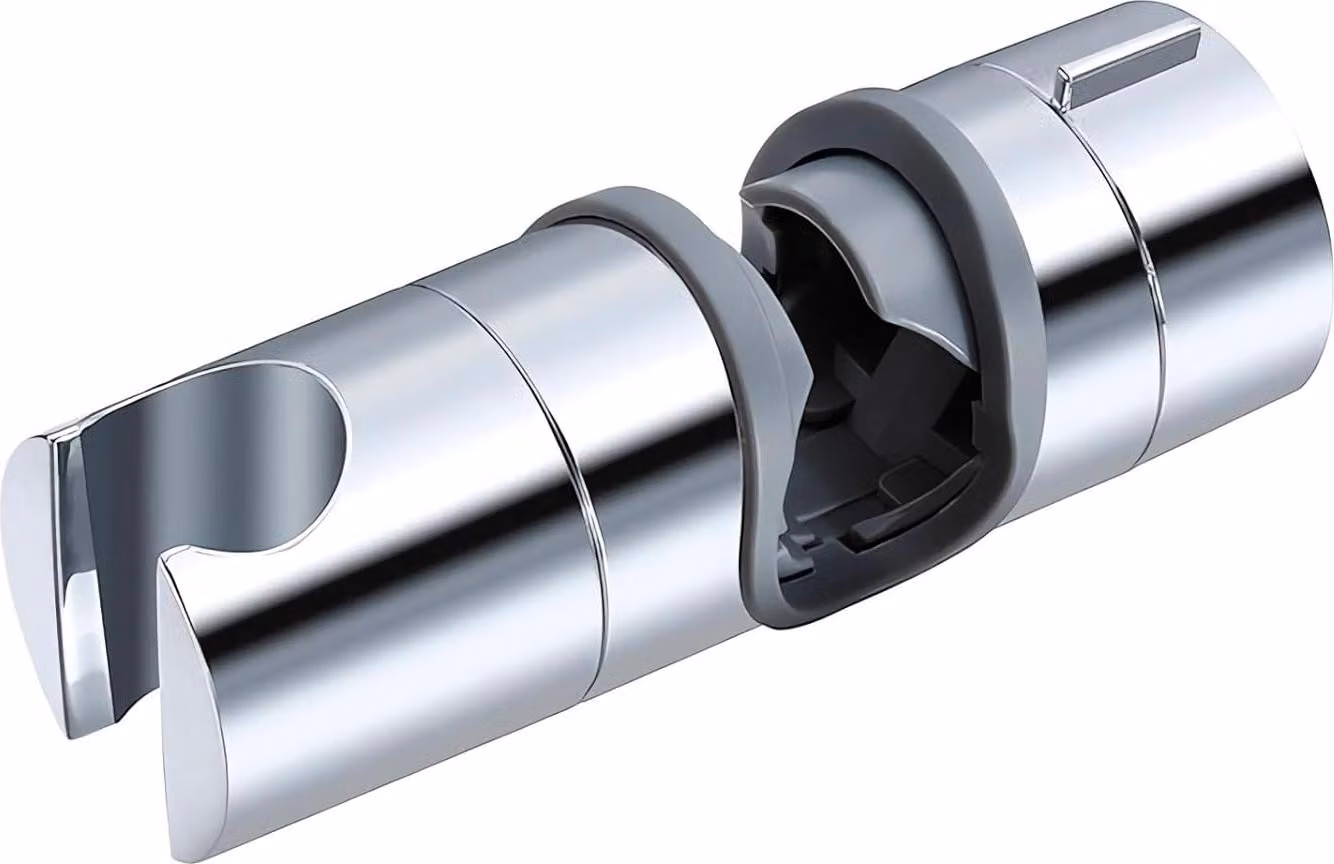 Supporto regolabile per soffione doccia - supporto universale - cromo - ABS