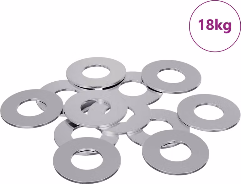 Rondelle 11842 pcs Argento Ferro