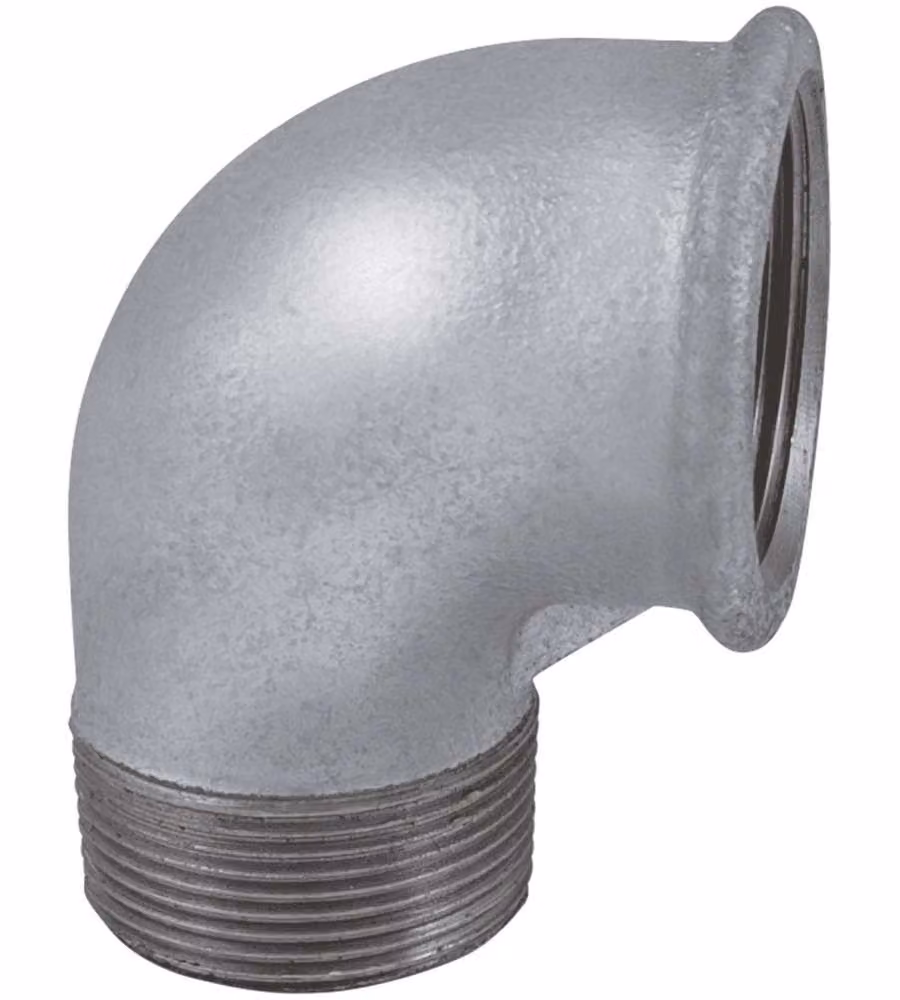 Idrobric Gomito in Ghisa 90° MF 3/8" Raccordo per Acqua e Gas