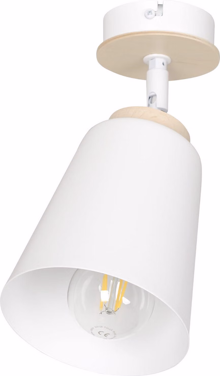 LAMPADA DA SOFFITTO Emibig 1xE27 60W ATLAS 1 BIANCA 724/1
