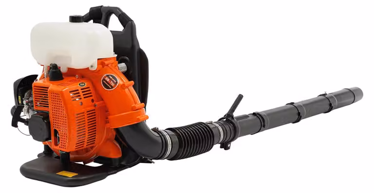Soffiatore a benzina da zaino - Motore a 2 tempi da 41,5 cc - Potenza: 2,135 kW - Flusso d'aria: 0,24 m³/s (508,5 CFM) - Adatto per foglie e neve - Colore: arancione