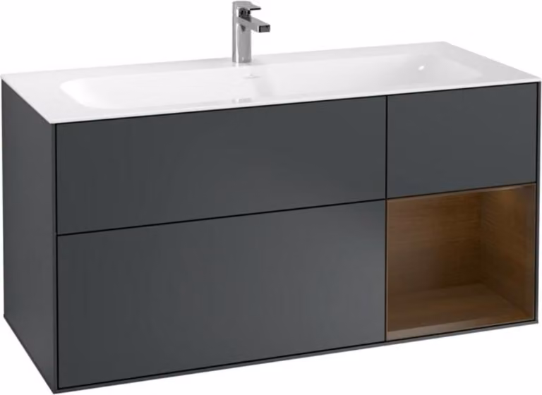 Mobiletto V&B Finion 119,6x59,1cm, Rg r wal ven, md bl. m Lac