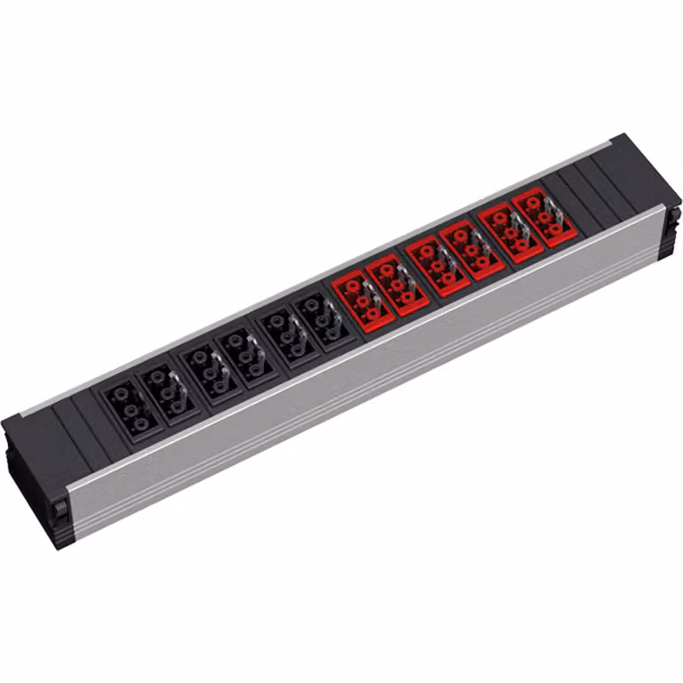 BACHMANN Punto di consolidamento 6xSw 6xRot, 6xGST18 schwarz, 6xGST18 rot
