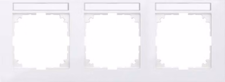 MERTEN MEG4031-3619 Telaio a 3 moduli M-Pure bianco polare