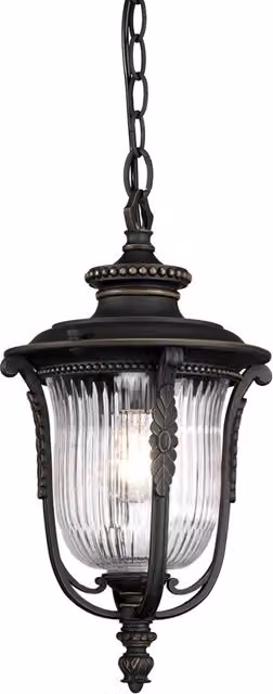 Lampada sospesa da esterno Luverne bronzo E27 60W Kichler