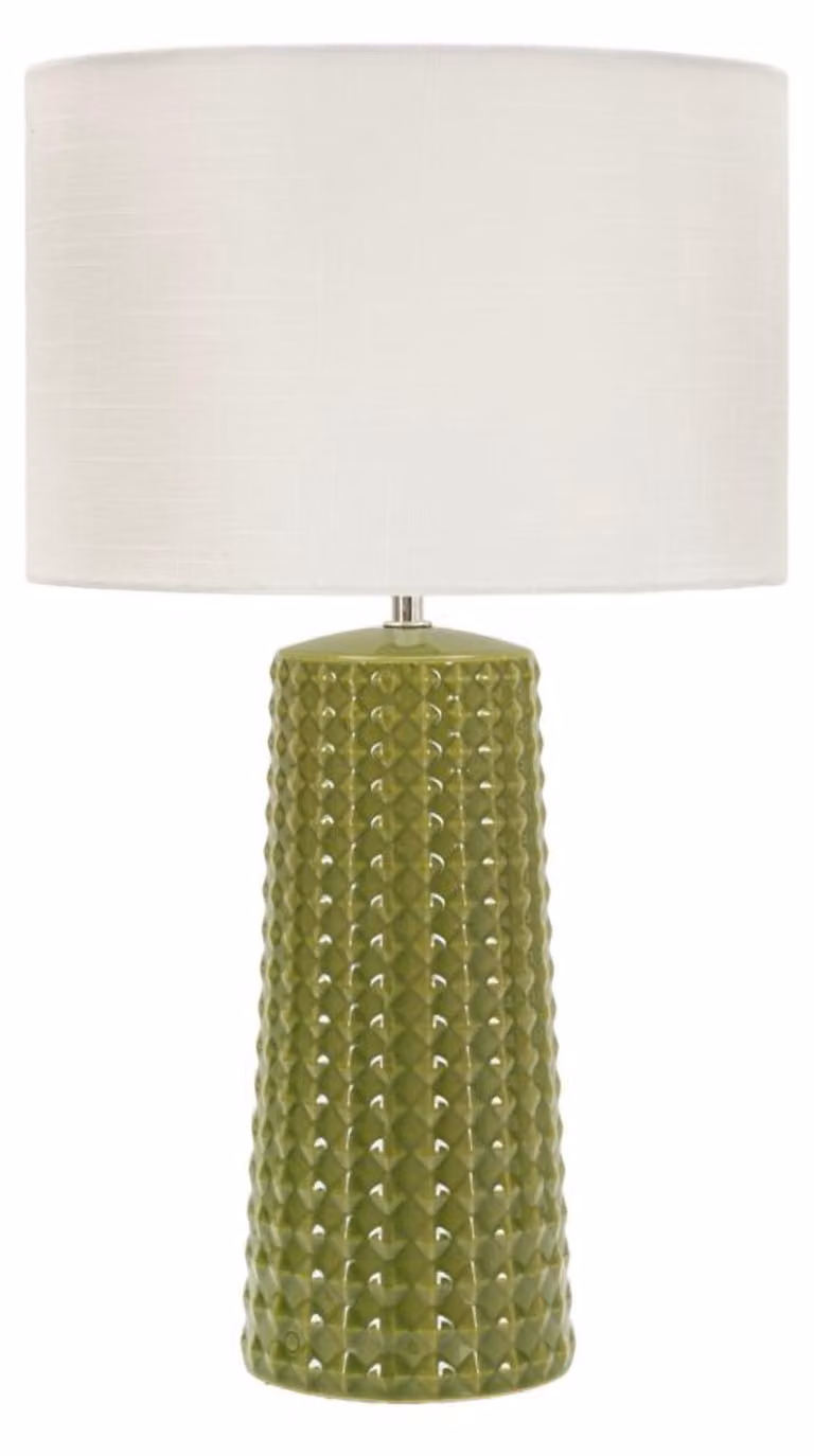 Mauro Ferretti Lampada da tavolo Gliss Verde, Ø30x52 cm