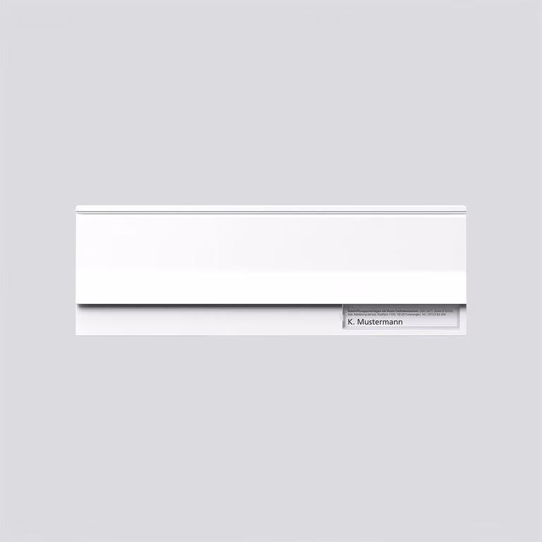 Siedle&Söhne, sportello per lettere bianco BE 611-3/1-0 W