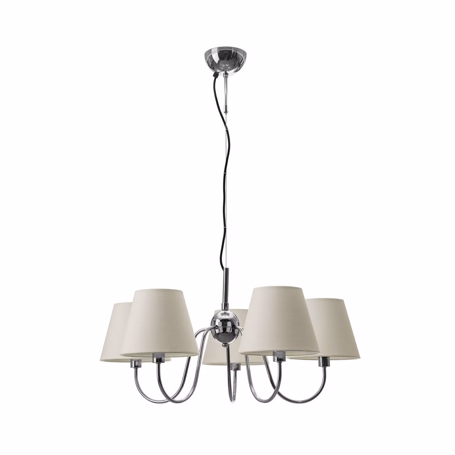 By Rydéns Lampadario a soffitto Lynx, dimmerabile, Cromo / Argento, Soggiorno / Sala da pranzo, Metallo, Lampadario