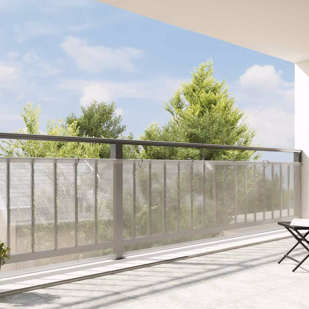 Telone trasparente con occhielli vidaXL in polietilene 1 x 12 m