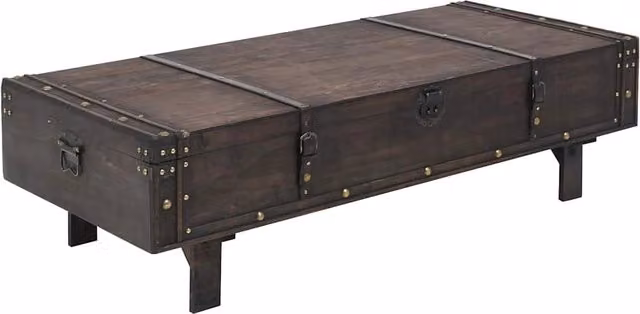 Tavolino da Salotto in Compensato Vintage 120x55x35 cm
