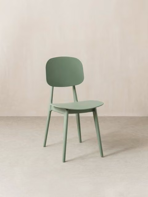 Sedia in polipropilene Helm verde Kenay Home