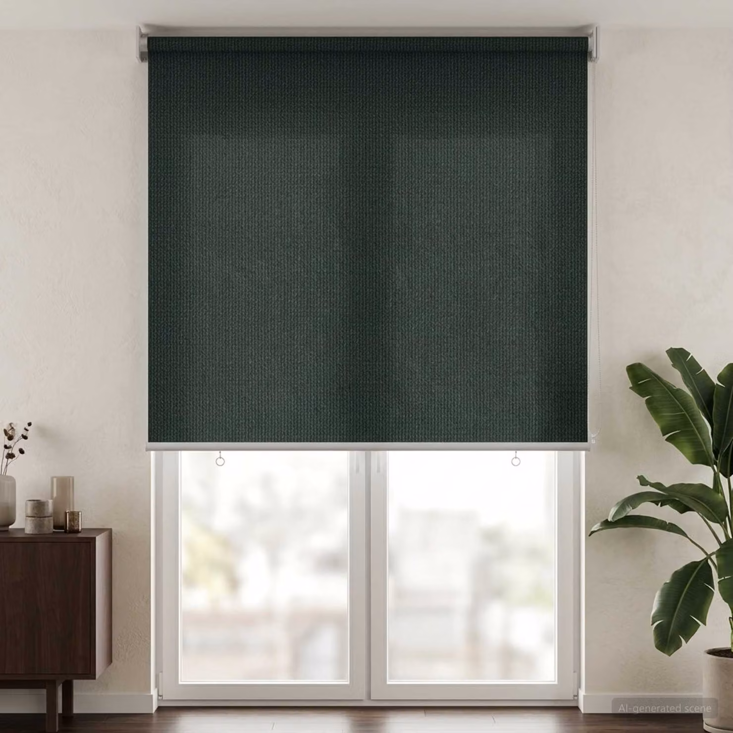 vidaXL Tenda a Rullo Esterna in HDPE Verde L: 160 cm, H: 230 cm