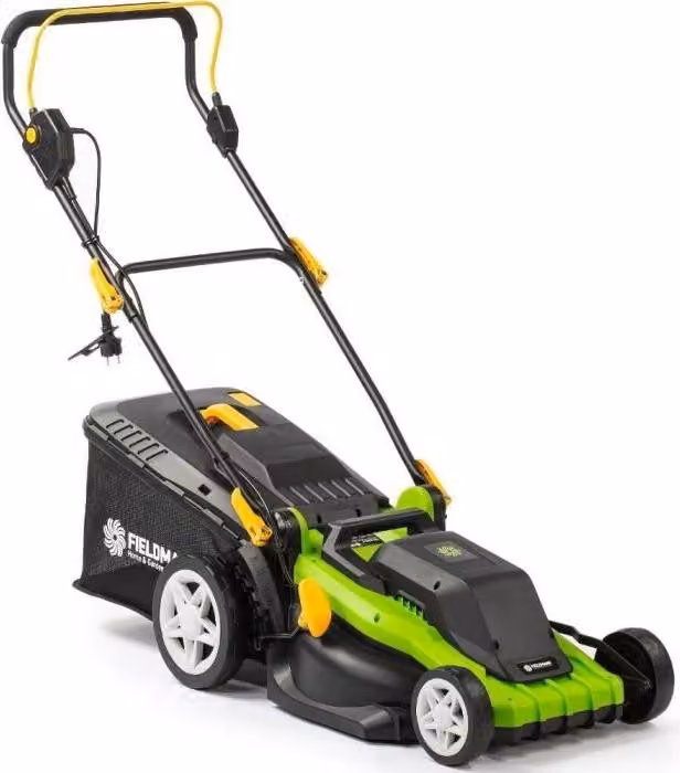 Tosaerba elettrico Fieldmann FZR 2048-E, 2000 W, larghezza di taglio 42 cm, cesto di raccolta 48 l, 1000 m²