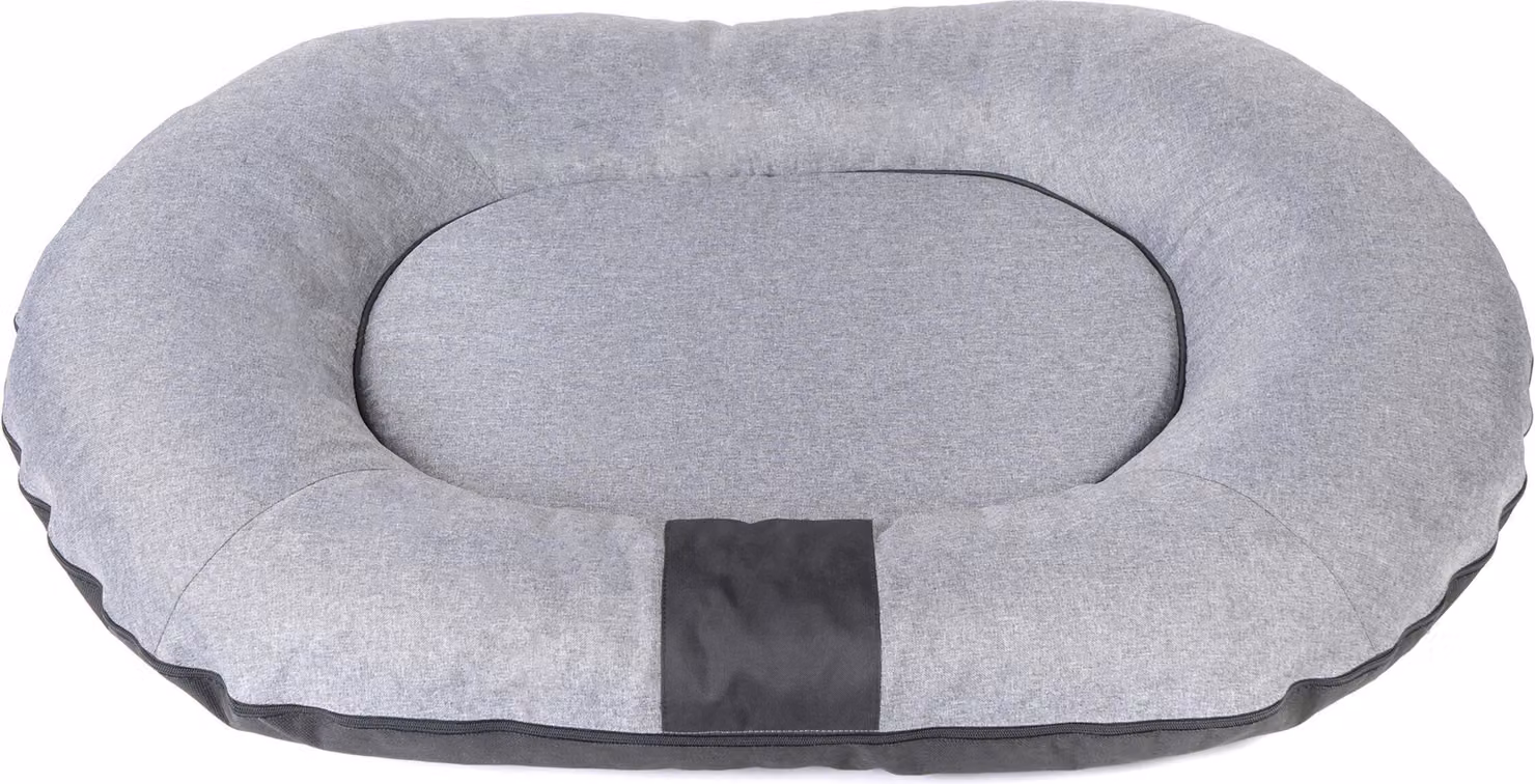 Cuccia per cani Pontoon "Comfort" - 120x100 cm - ovale, antigraffio e idrorepellente | Zona notte per cani Divano per cani Cuscino per cani | PillowPrim