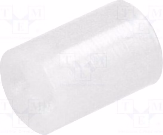 50 distanziatori, lunghezza: 7 mm, materiale: naturale, LED: diametro esterno: 5 mm, diametro LED: 5 mm, conformi a UL94V-2, modello FIX-LED-7