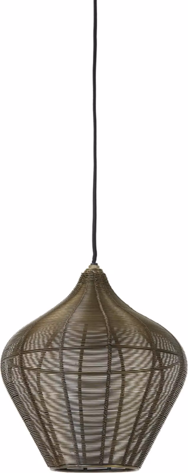 Lampada a sospensione - bronzo - Alvaro - metallo - lampada a filo - E27 - 2947918 - Light & Living