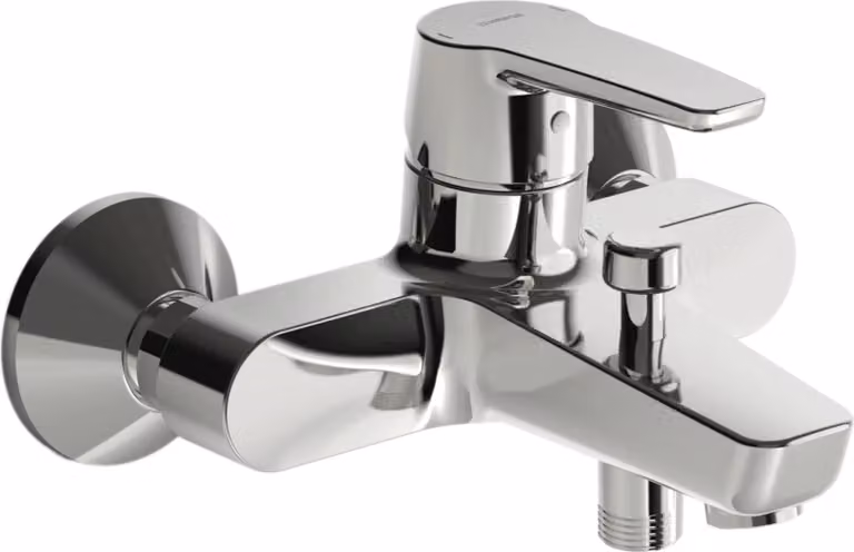 Hansa Polo Nuovo miscelatore per vasca cromato, 1 pezzo.