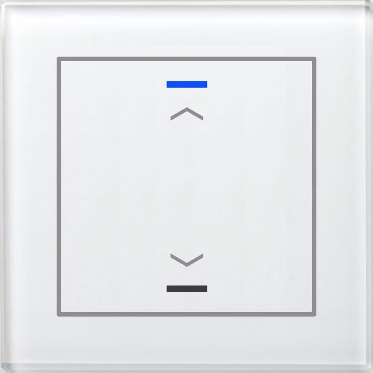 MDT technologies Pulsante in vetro II Light 1-fold BE-GTL10W.A1