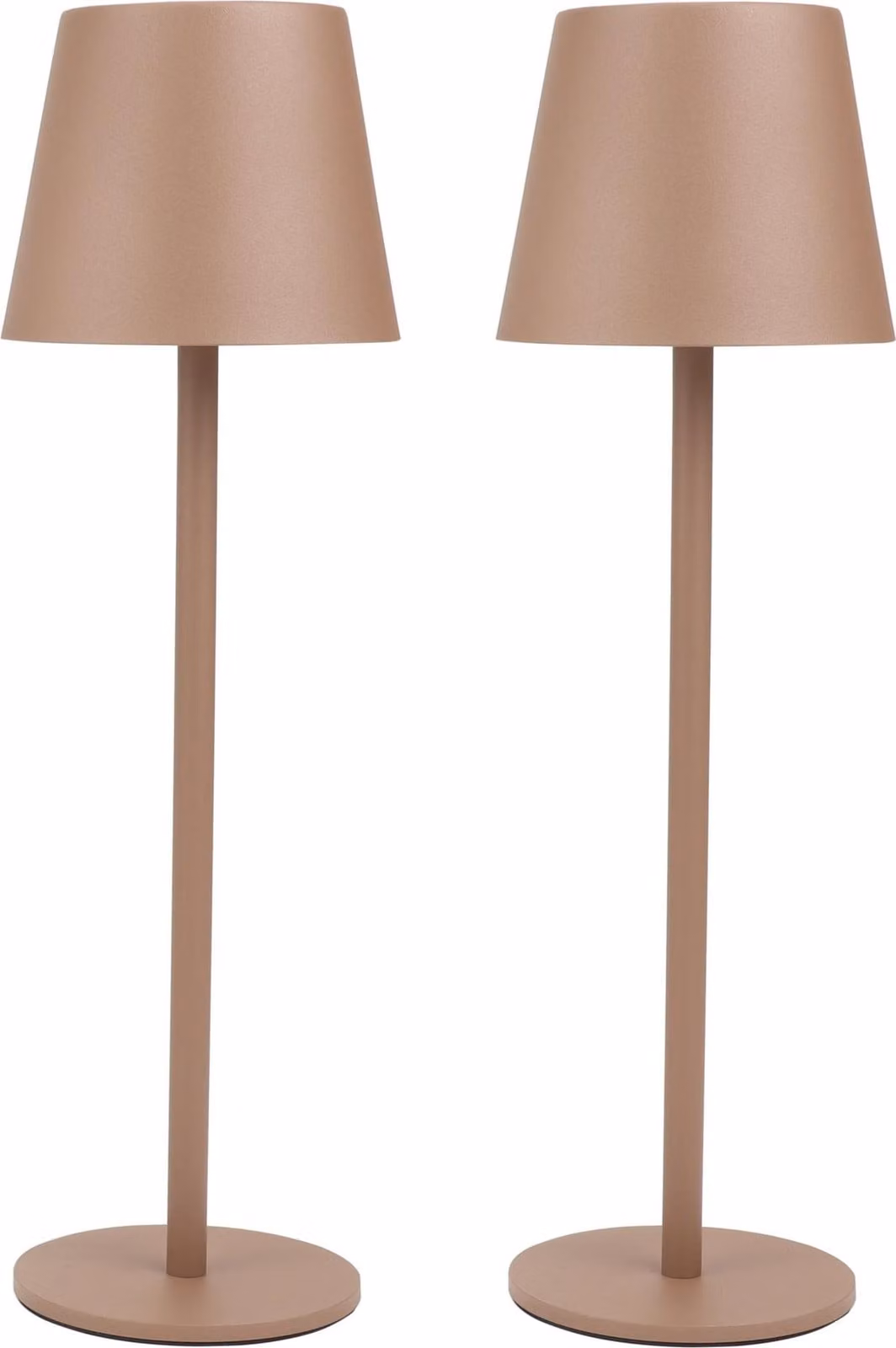 lampada da tavolo a 2 LED Romantica dimmerabile con funzione touch 3 colori di luce IP44 Batteria ricaricabile 12h rame
