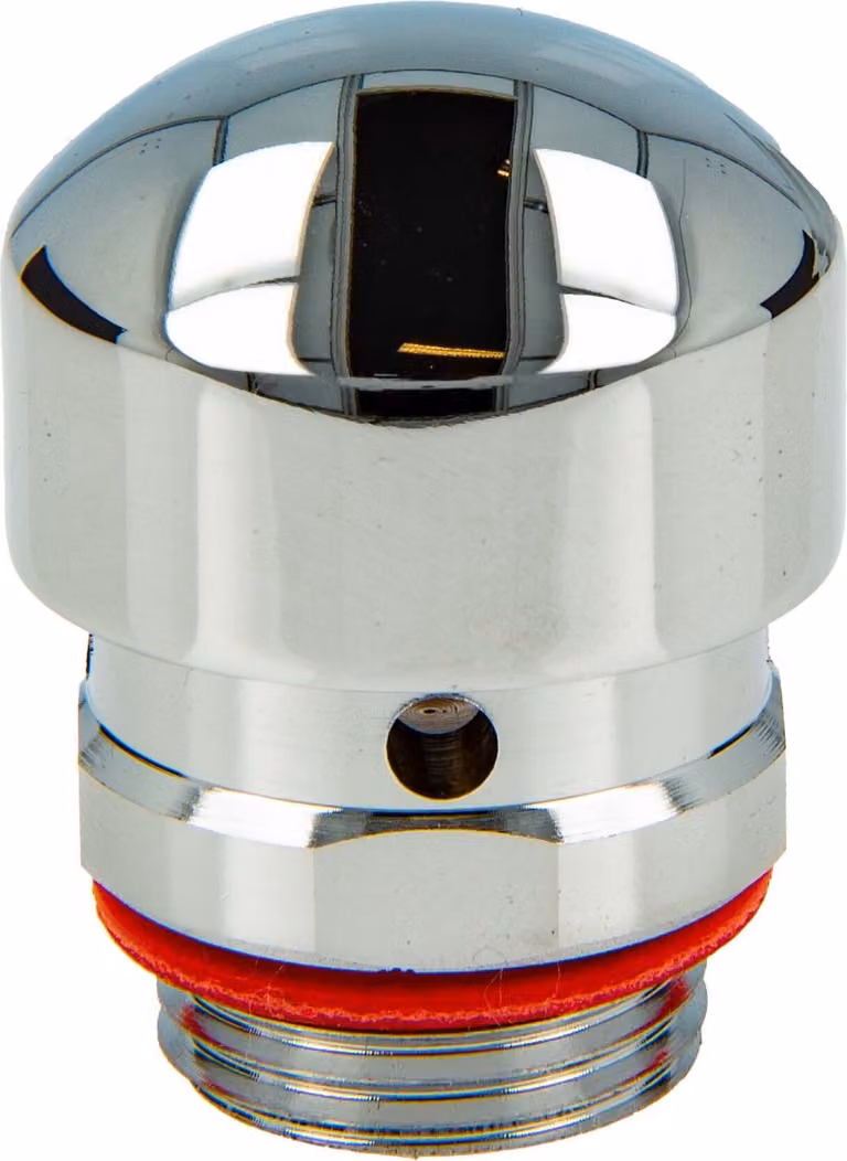 aeratore per tubi tecuro 1/2 pollice AG, ottone cromato