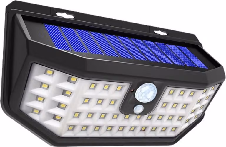 Lampada Solare da Esterno 48 LED POWERplus Tapiro Sensore di Movimento