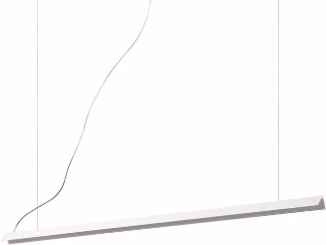 Sospensione Moderna V-Line Metallo Bianco Led 20W 3000K Luce Calda