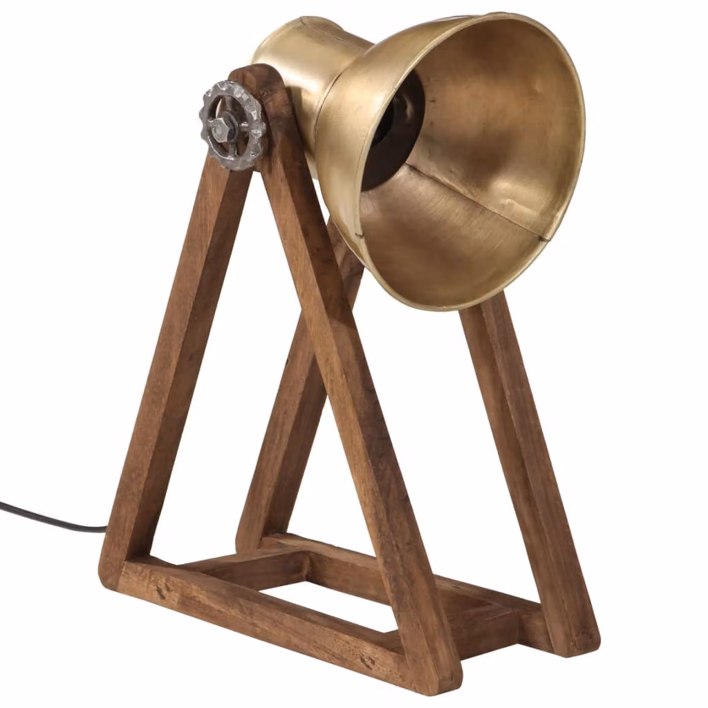 Lampada da Scrivania 25 W Ottone Anticato 30x17x40 cm E27