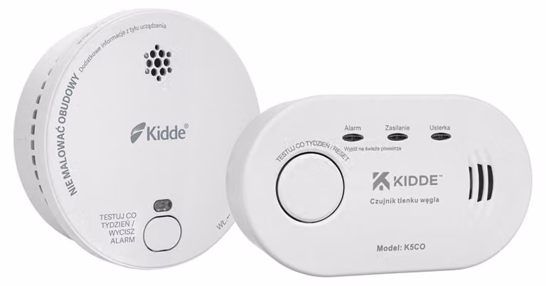 K5CO carbon monoxide detector + 2030-DSR3 KIDDE smoke detector