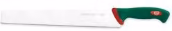 Coltello da affettare salumi e formaggi Premana Professional in acciaio inox verde e cromo con lama da 33 cm