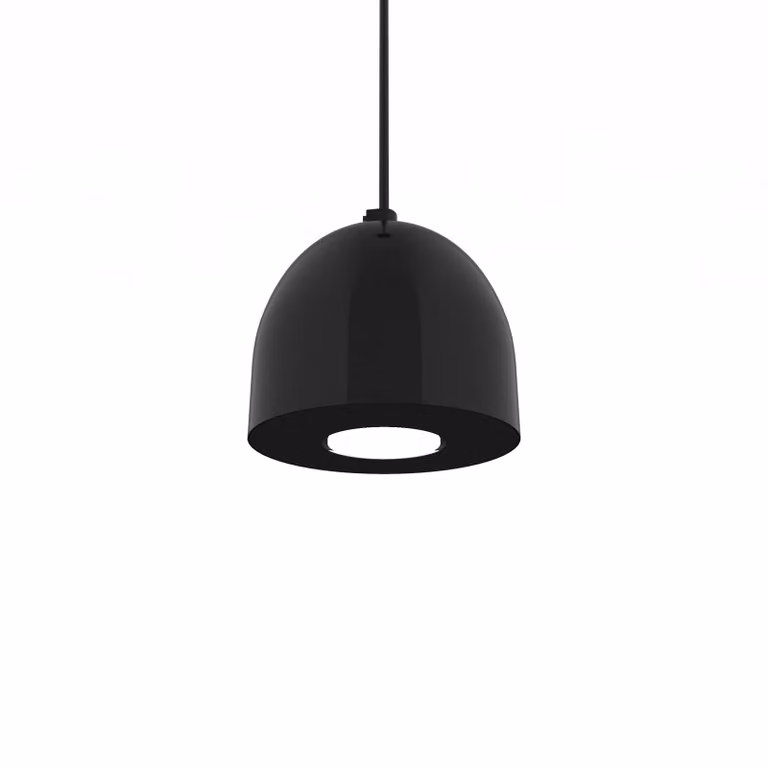 Lampada A Sospensione Campanella Monocolore Lucida