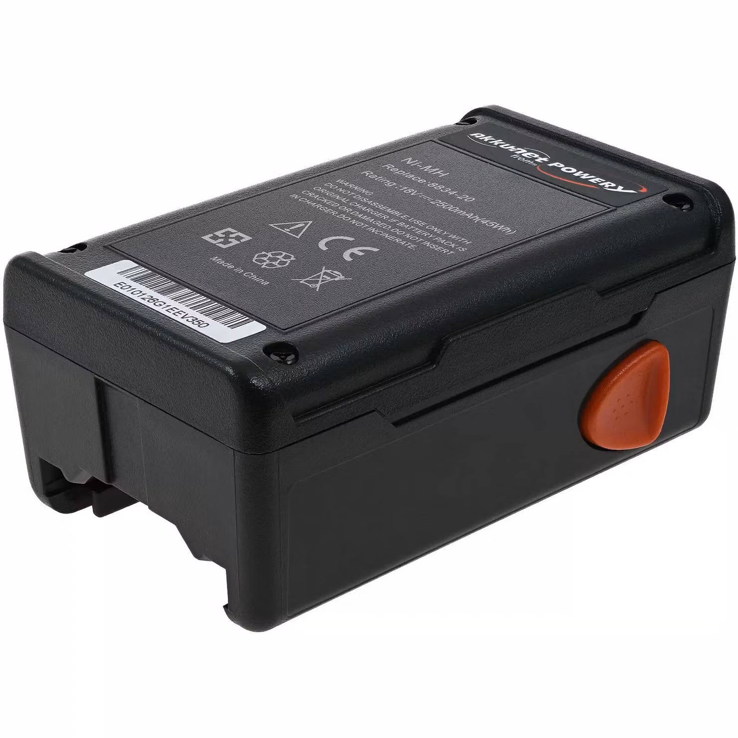 Batteria di alimentazione adatta al tagliabordi elettrico Gardena SmallCut 300, tipo 8834-20 18 Volt 2500mAh