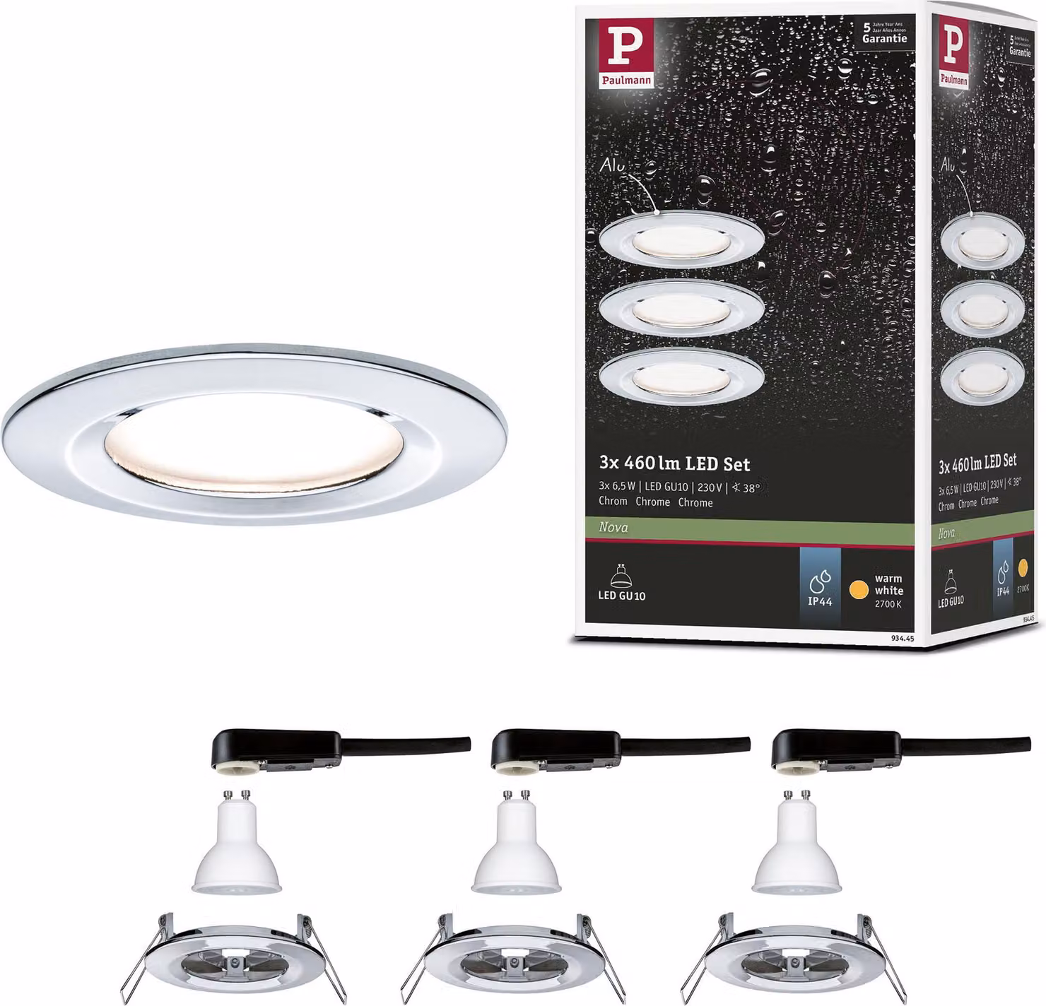 Paulmann Luce da incasso LED Nova basic set rigido
