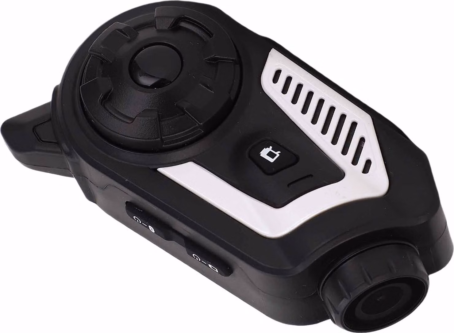Cuffia per casco da moto, chiamate Bluetooth, musica, notte, WLAN, connessione mobile, interfono con telecamera 2K HD