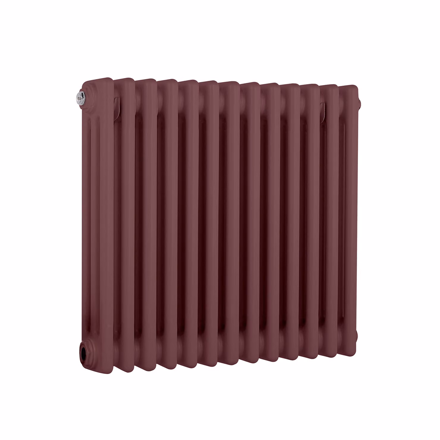 Radiatore Orizzontale a Colonne (3 Colonne) 500mm x 605mm - Rosso (Booth Rosso) - Regent