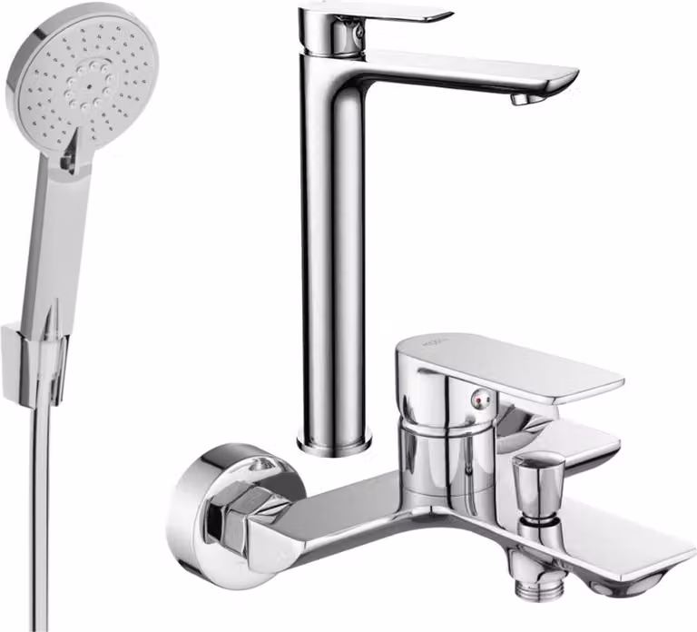 Mexen Alfa R40 set da bagno, cromo - 745713R40-00