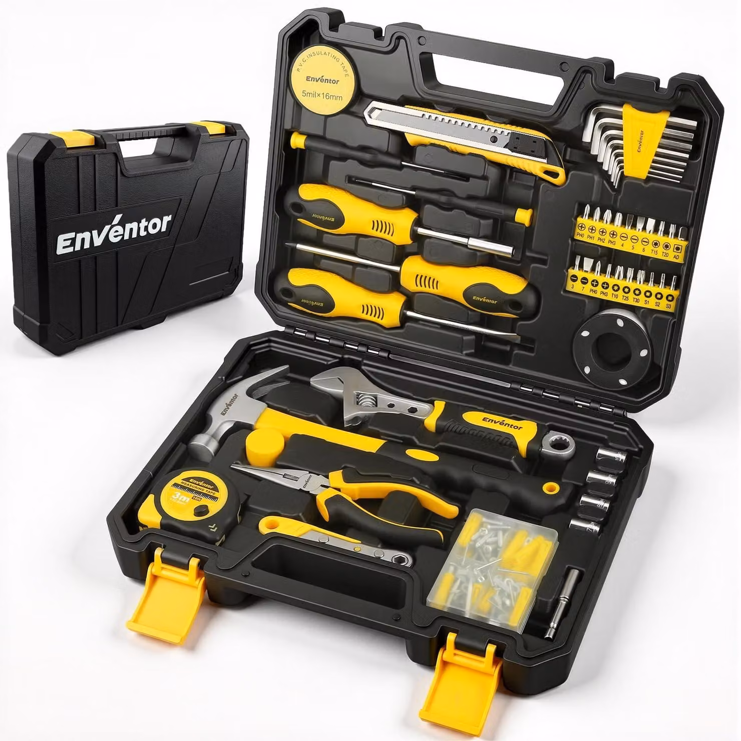 Kit di utensili da 128 pezzi per lavori di bricolage