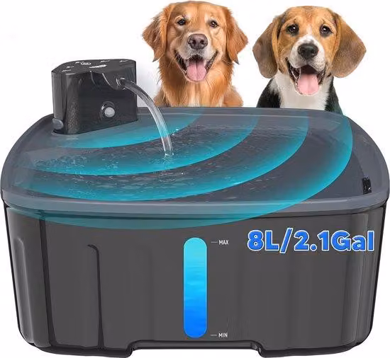 Ciotola automatica per cani da 8 litri con sensore di movimento