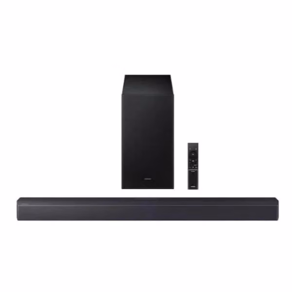 Soundbar Samsung HW-B450F/ZF con Subwoofer Wireless 2.1 canali, 220 W, Black, Bluetooth e HDMI – 2