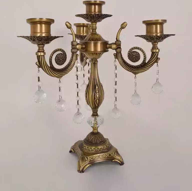 Tischlampe Nachttisch Lampe Luxus Leuchte Kerzenständer Form Tischlampen