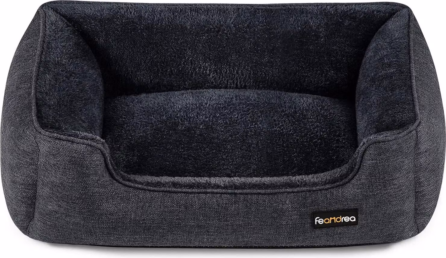 Cuccia per cani FEANDREA, sfoderabile, 90 x 75 x 25 cm, grigio scuro