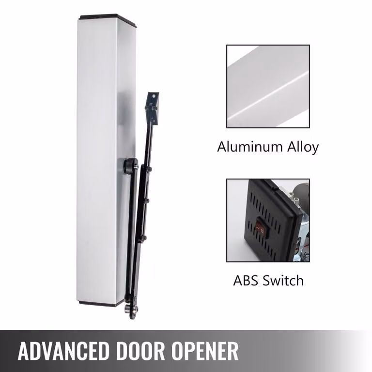 Apertotrasciana automatica - Sbloccaforte elettrico - Sistema per porte a battente - Angolo di apertura fino a 120° - 50W